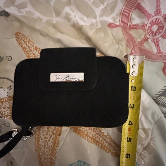 Vera Bradley Black Quilted Wallet - Picture 3 of 7